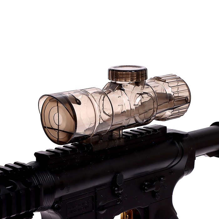 Штурмовая винтовка M4, стреляет гелевыми пулями, работает от аккумулятора