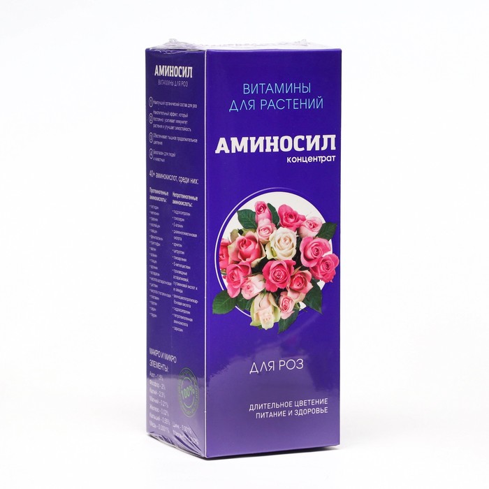 

Удобрение жидкое Аминосил для роз, 250 мл