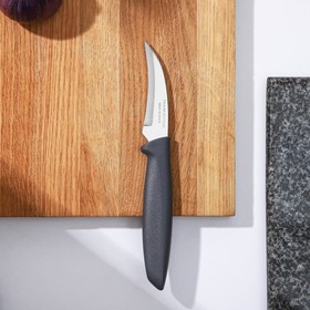 Нож кухонный "TRAMONTINA Plenus" для овощей, лезвие 7,5 см, цвет серый