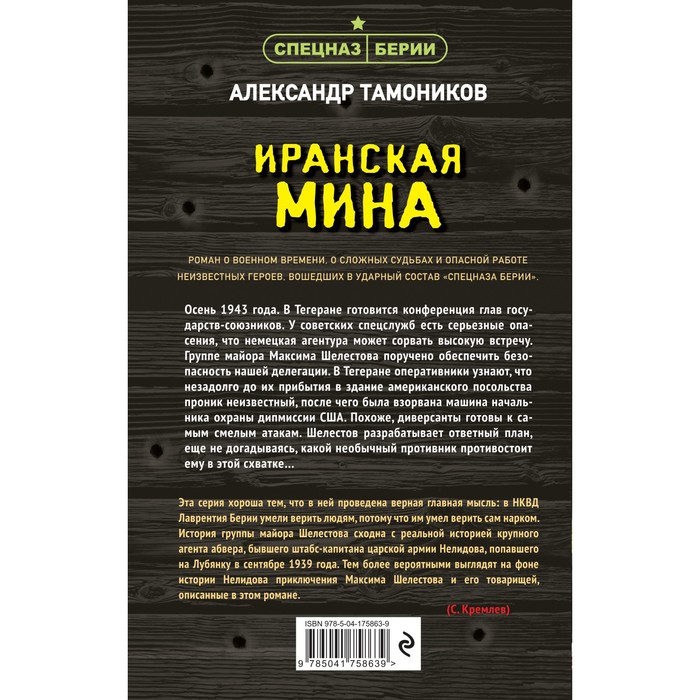 

Иранская мина. Тамоников А.А.