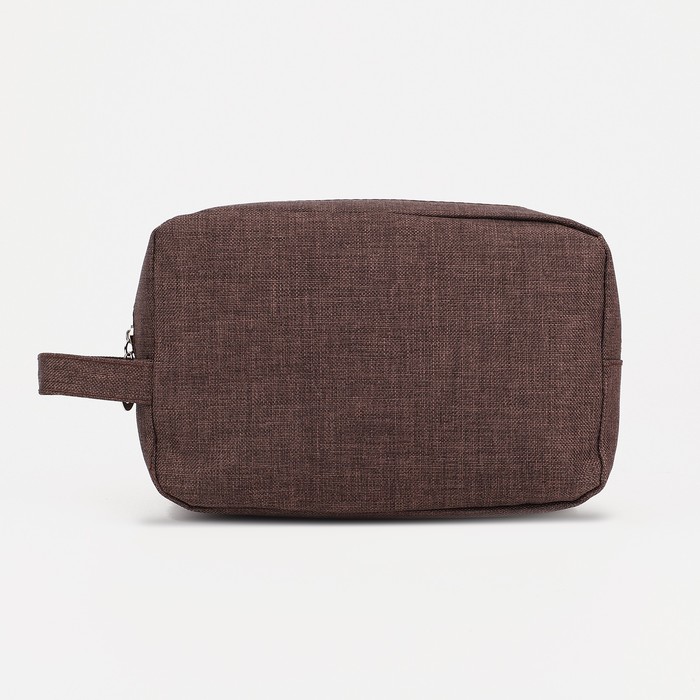 

Косметичка на молнии, цвет коричневый