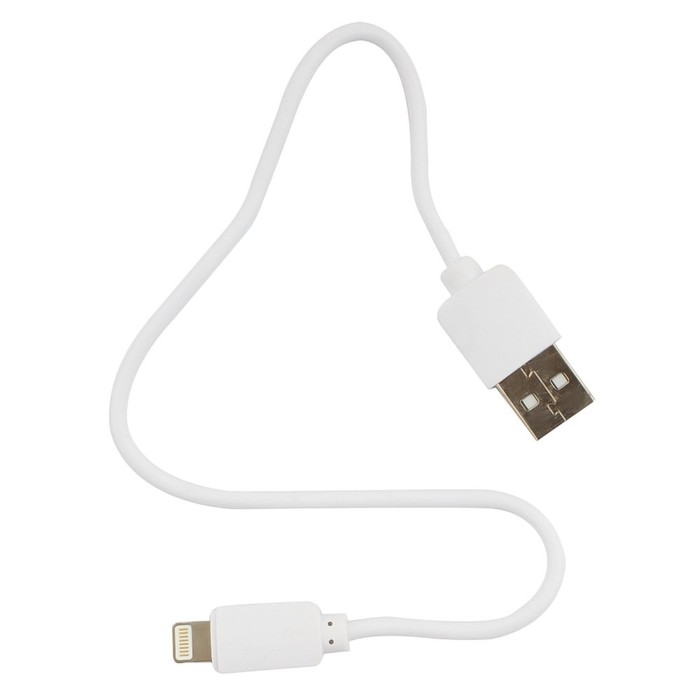 

Кабель Cablexpert GCC-USB2-AP2-0.3M-W, Lightning - USB, 0.3м, зарядка+передача данных, белый