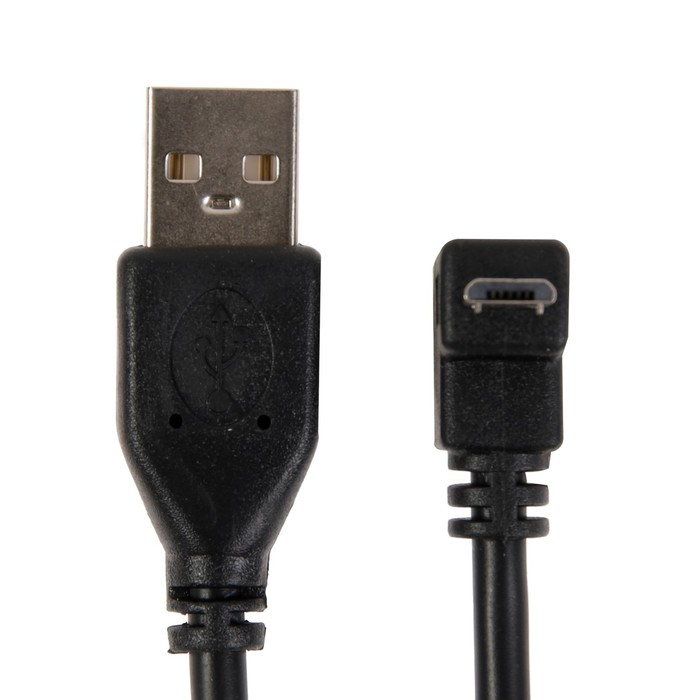 фото Кабель cablexpert ccp-musb2-ambm90-6, microusb - usb, 1.8 м, зарядка+передача данных, черный