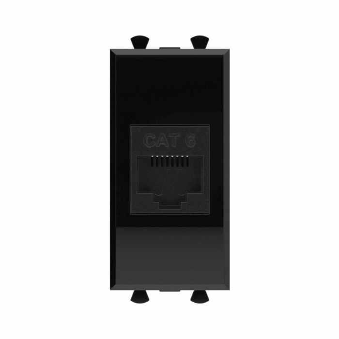 Розетка компьютерная DKC 4402691 Avanti «Черный квадрат»