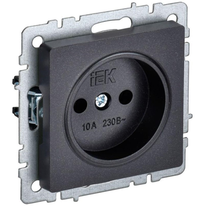 цена Розетка IEK BR-R10-10-K02 BRITE, без заземления