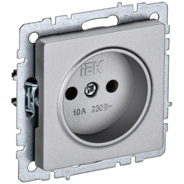 цена Розетка IEK BR-R10-10-K47 BRITE, без заземления