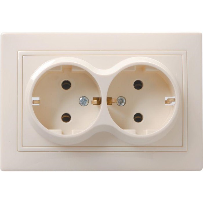 

Розетка IEK ERK24-K33-16-DM Кварта, СП, 2 розетки, IP20