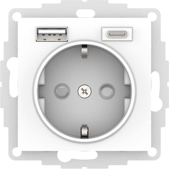 

Розетка SchE ATN000132 AtlasDesign, цвет белый