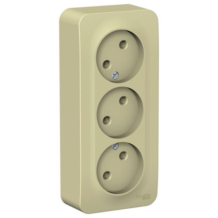 

Розетка SchE BLNRA000317 Blanca, ОП, 3 розетки, IP20