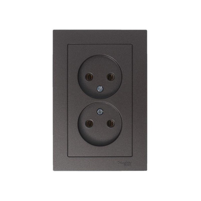

Розетка SchE ATN000620 AtlasDesign, СП, 2 розетки, IP20