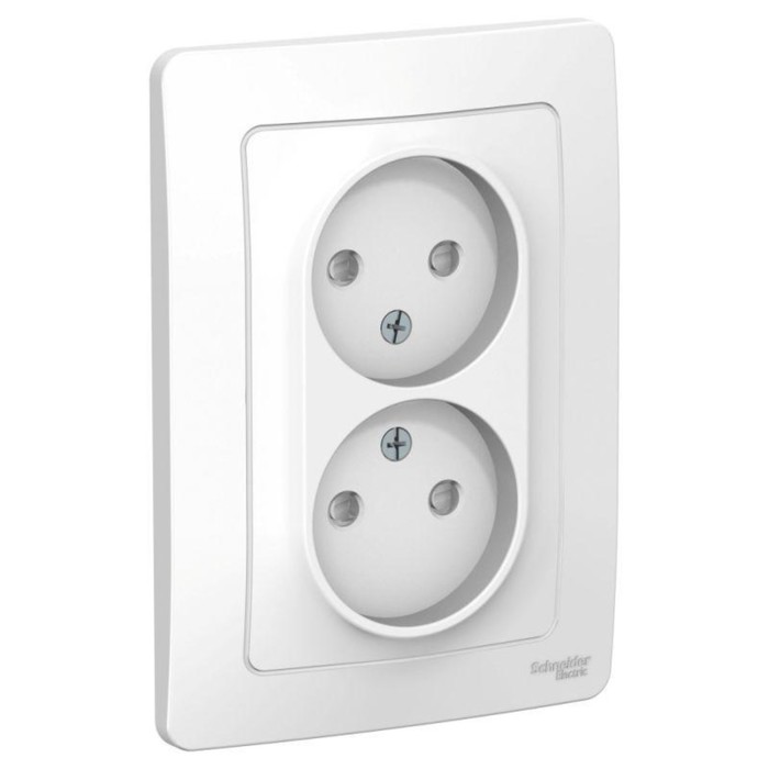 

Розетка SchE BLNRS000121 Blanca, СП, 2 розетки, IP20