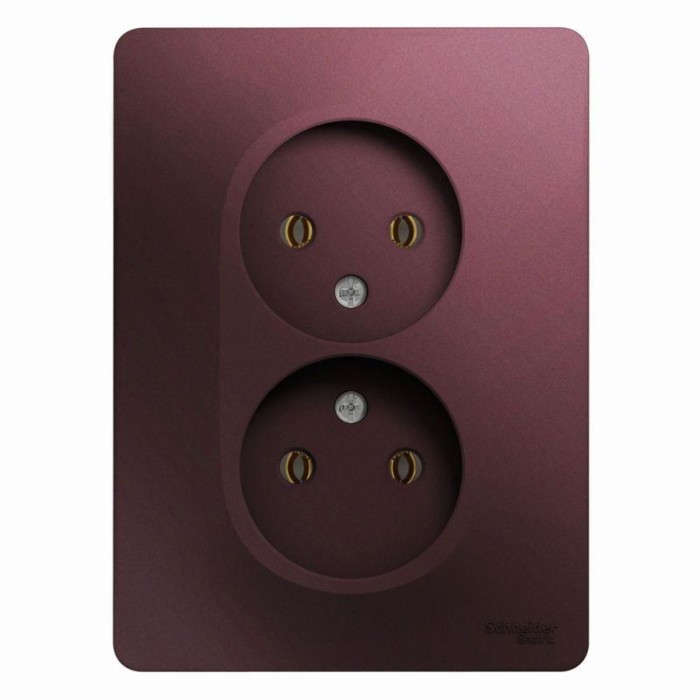 

Розетка SchE GSL001120 Glossa, СП, 2 розетки, IP20