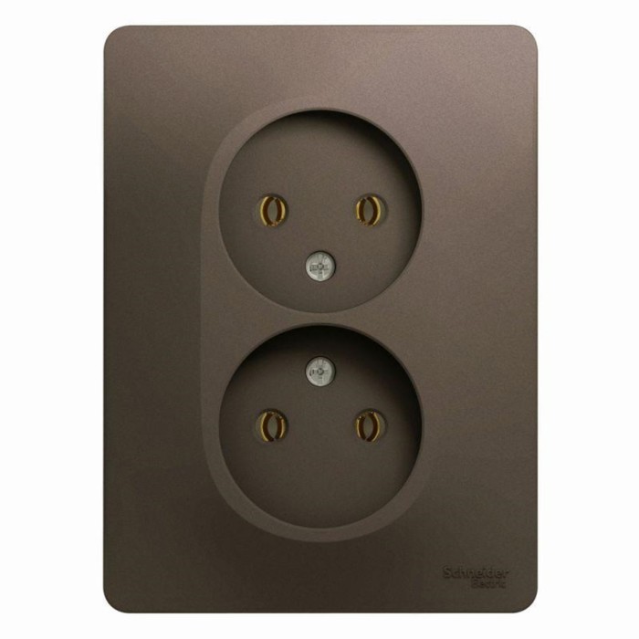 

Розетка SchE GSL000820 Glossa, СП, 2 розетки, IP20