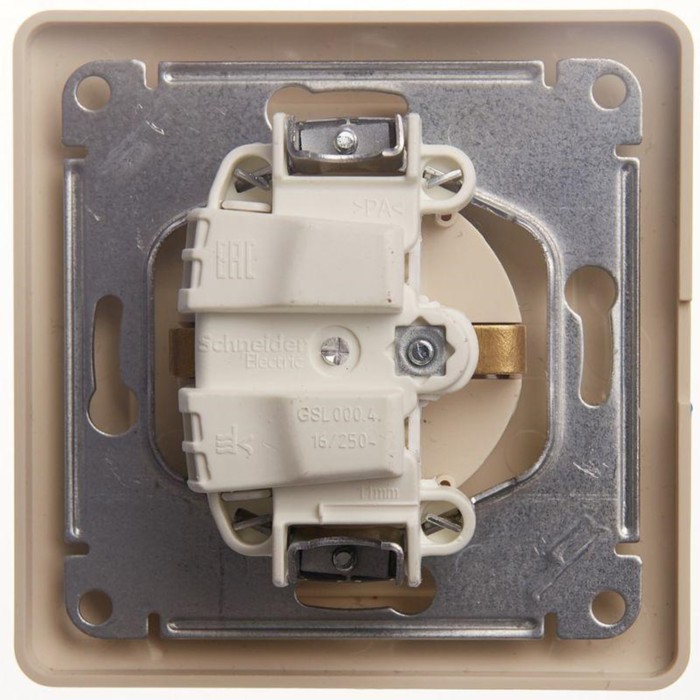 

Розетка SchE GSL000246 Glossa, СП, IP20