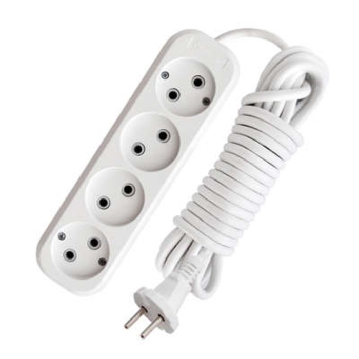 

Удлинитель UNIVersal 9631971 4х10м, 10А, IP20, ПВС 2х1