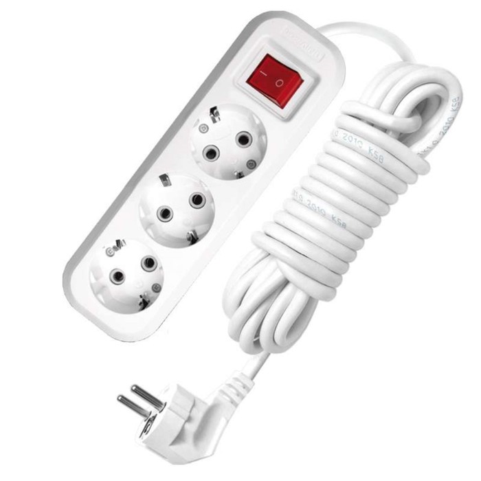

Удлинитель UNIVersal 9631988 3х7м, 10А, IP20, ПВС 3х1