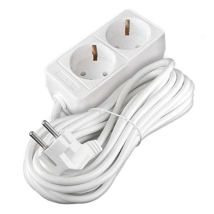 

Удлинитель Союз 481S-9203, 2х3м, 10А, IP20, 2.2кВт, ПВС