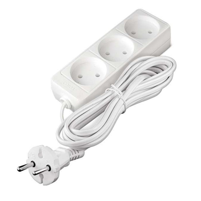 

Удлинитель Союз 481S-0303, 3х3м, 6А, IP20, 1.3кВт, ШВВП