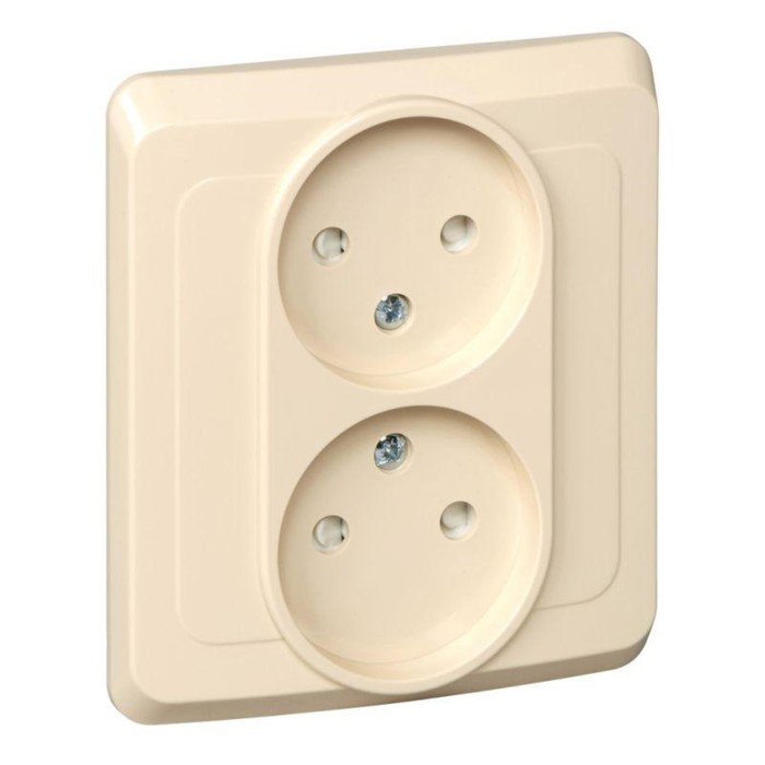 

Розетка SchE PC16-006K Этюд, СП, 2 розетки, IP20