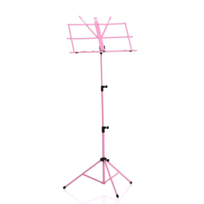 Пюпитр h-155 см, подставка для нот 50 х 28 см, розовый