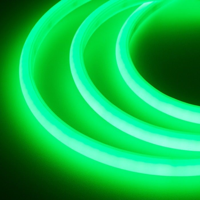 

Гибкий неон Arlight 16 × 15 мм, IP67, SMD4040, 120 LED/м, 24 В, свечение RGB