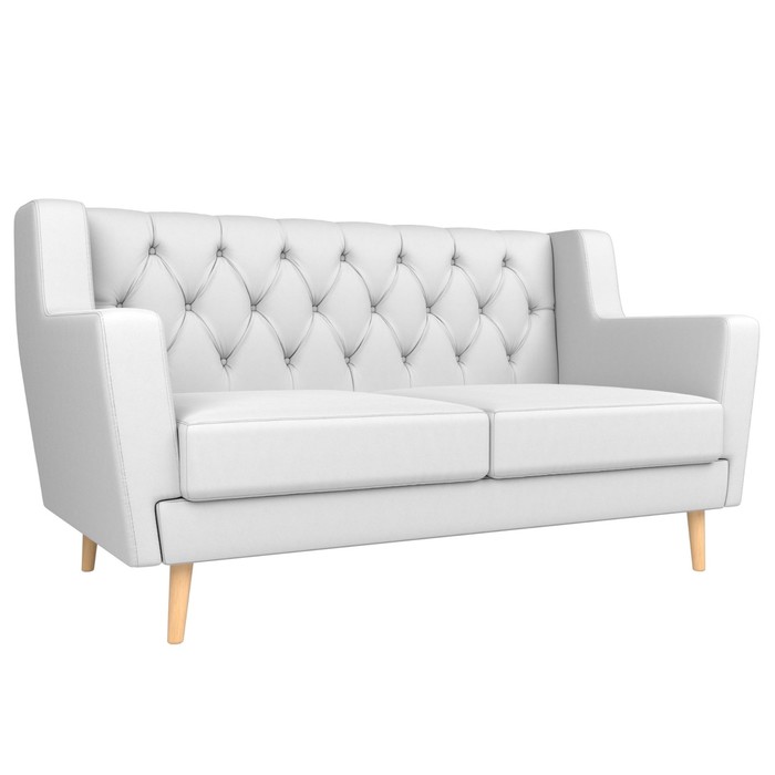 Прямой диван «Брайтон 2 Люкс», экокожа, цвет белый прямой диван брайтон 3 люкс экокожа цвет белый