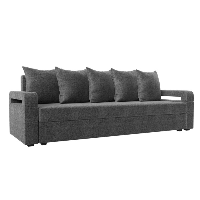 Прямой диван «Гермес лайт», механизм еврокнижка, рогожка, цвет серый прямой диван лига диванов гермес лайт рогожка серый 112704