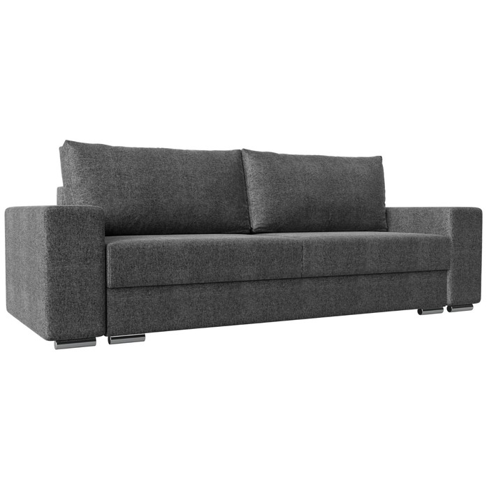Прямой диван «Дрезден», механизм пантограф, рогожка, цвет серый диван прямой белфаст механизм пантограф рогожка цвет серый
