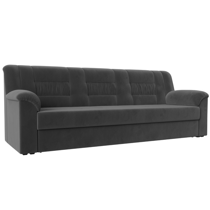 Прямой диван «Карелия», механизм дельфин, велюр, цвет серый прямой диван карелия велюр