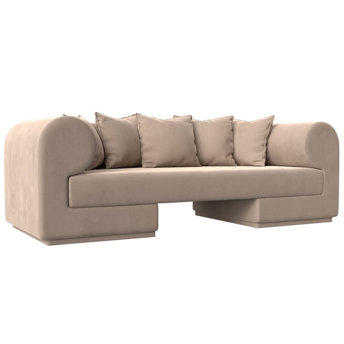 Прямой диван «Кипр», велюр, цвет бежевый прямой диван кипр велюр