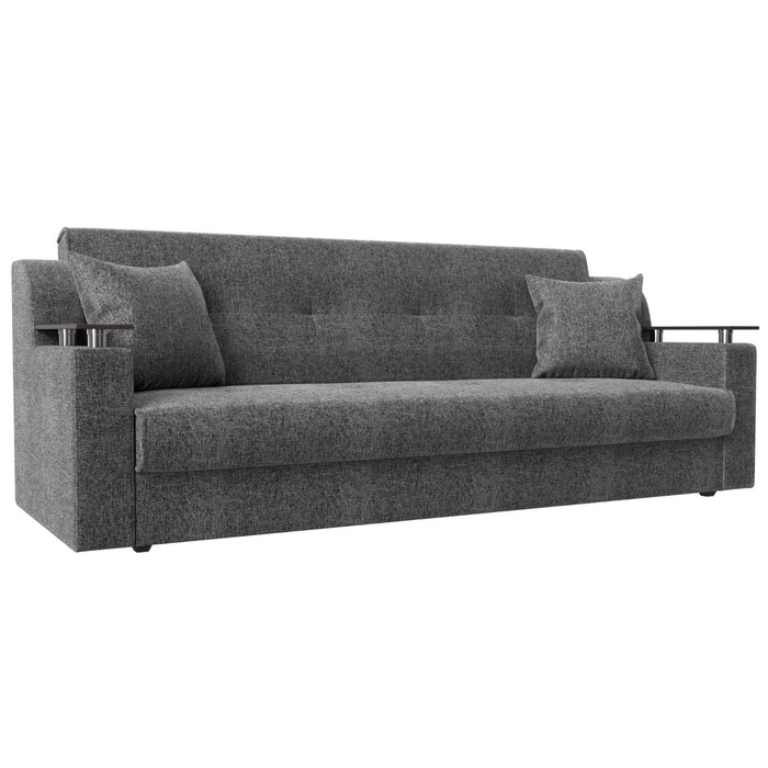 Прямой диван «Сенатор», механизм книжка, рогожка, цвет серый прямой диван бонн механизм книжка рогожка цвет серый