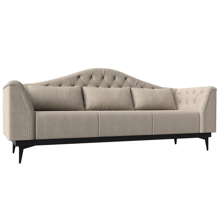 Прямой диван «Флорида», рогожка, цвет бежевый прямой диван артмебель картес рогожка бежевый