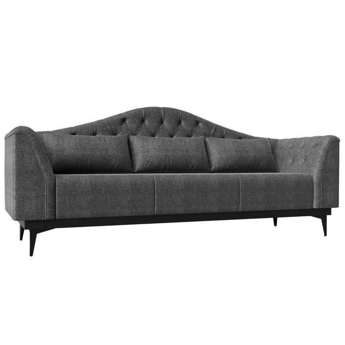 Прямой диван «Флорида», рогожка, цвет серый прямой диван артмебель картес рогожка серый