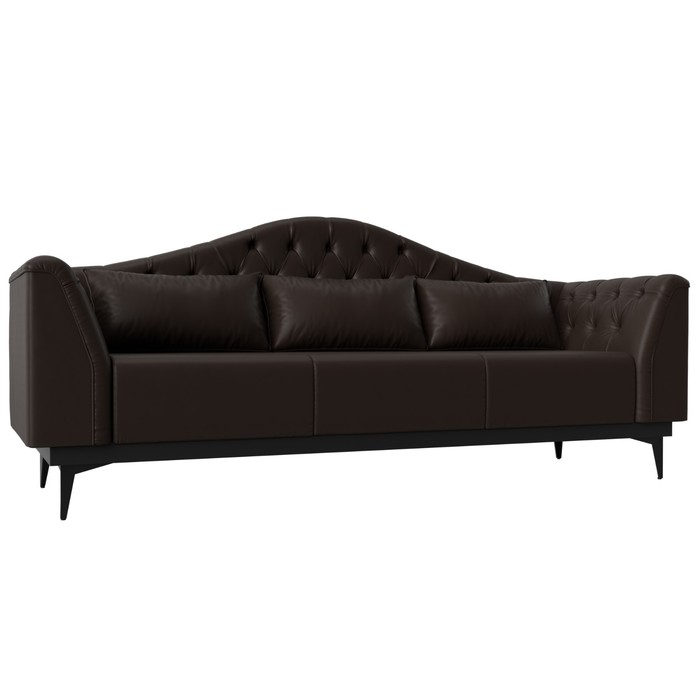 Прямой диван «Флорида», экокожа, цвет коричневый прямой диван джерси экокожа цвет коричневый