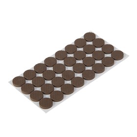 

Накладка мебельная круглая ТУНДРА, d=18 мм, 32 шт., полимерная, цвет коричневый
