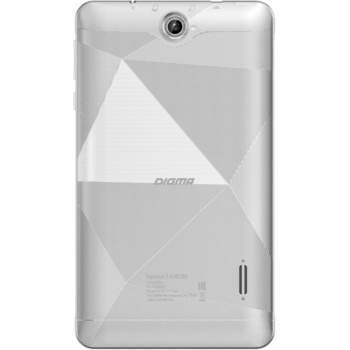 

Планшет Digma Optima 7 A101,7",IPS,1024x600,1.3 ГГц, 2+32 Гб, 0.3+0.3 Мп,And 11, серебристый 95424