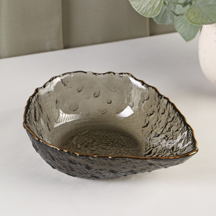 

Салатник стеклянный фигурный «Ракушка», 270 л, 17,7×12,7×4,8 см