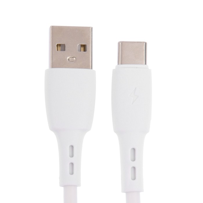 

Кабель Carmega CAR-C-AC2M-WH, Type-C - USB, 2.4 А, 2 м, белый