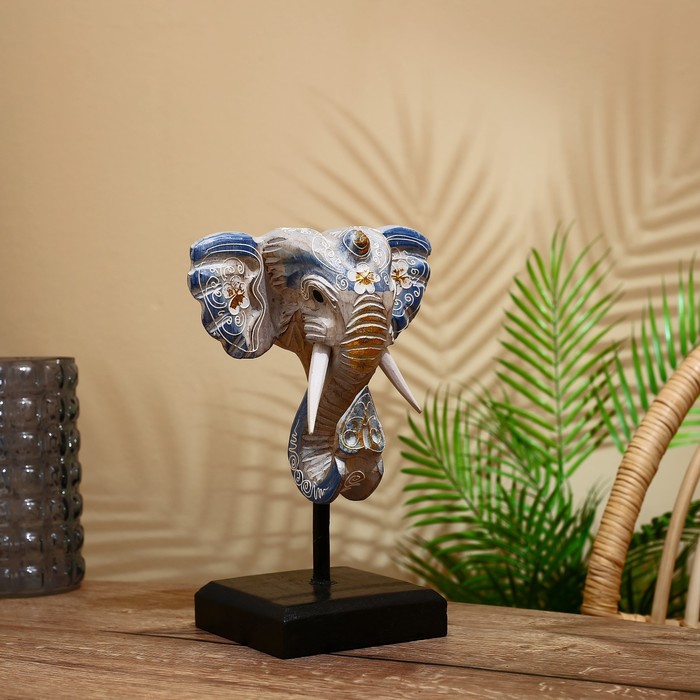 Сувенир Голова слона на подставке, албезия 35 см сувенир голова слона на подставке албезия 45 см