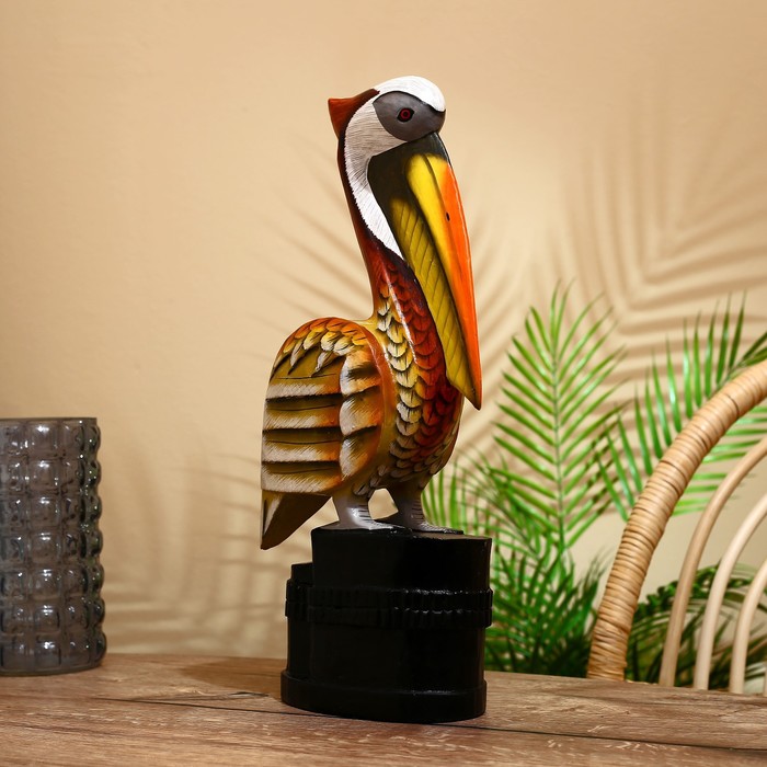 Сувенир "Пеликан" албезия 45 см