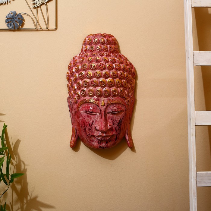 Сувенир Голова Будды албезия 50 см фигурка glasar голова будды 17х16х26см