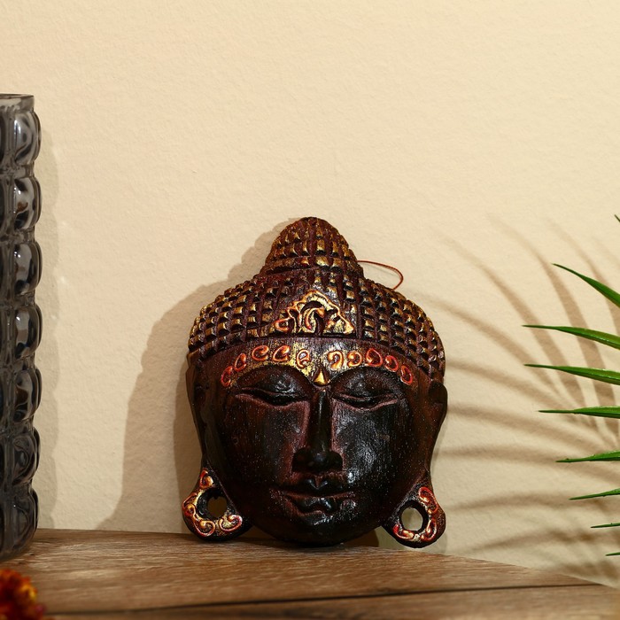 Сувенир Голова Будды албезия 15 см фигурка glasar голова будды 17х16х26см