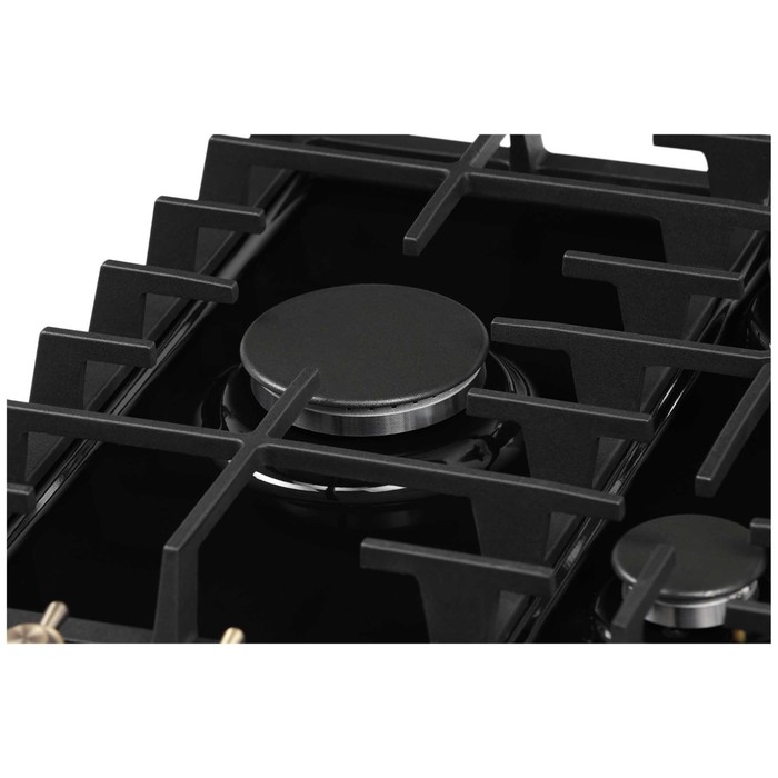 

Варочная поверхность HIBERG VM 6145 RB, газовая, 4 конф., газ-контроль, чёрная