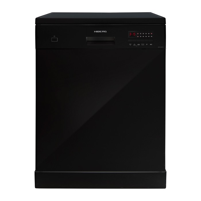 Посудомоечная машина HIBERG F68 1430 B, класс А++, 14 комплектов, 8 программ, цвет чёрный посудомоечная машина hiberg f68 1530 lb