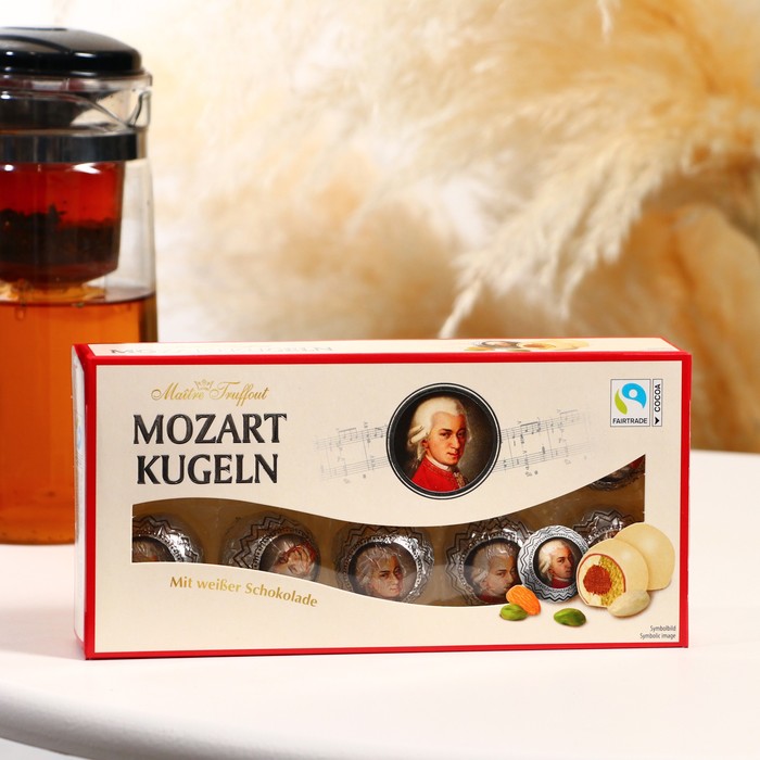 Конфеты Моцарт с белым шоколадом, 200 г