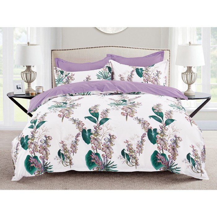 

Постельное бельё 2 сп Satin de Luxe, размер 200х220 см, 175х215 см, 70х70 см - 2 шт