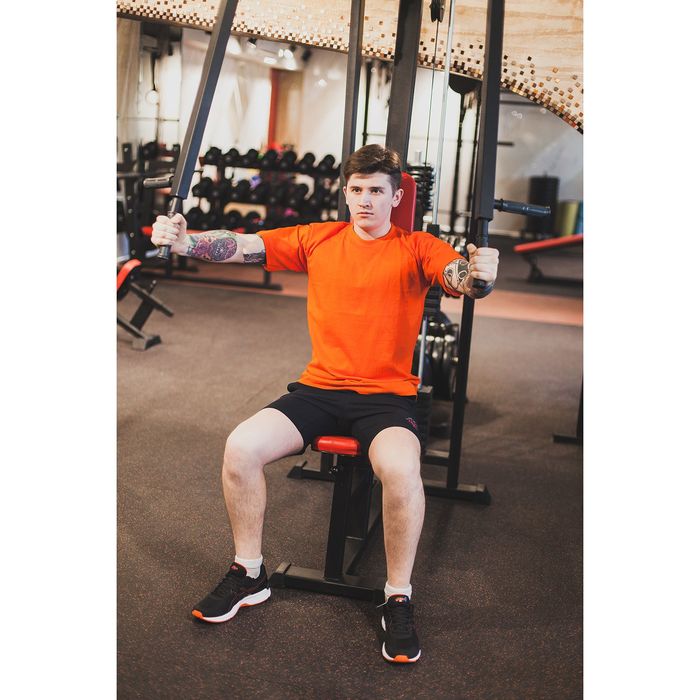 Футболка мужская Collorista, размер L (48), цвет оранжевый