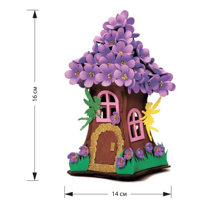 фото Набор для творчества «украшение из фоамирана» «фонарик» «цветочный» волшебная мастерская