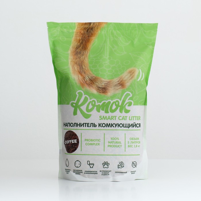 

Наполнитель тофу "Комок" Coffee, 5 л