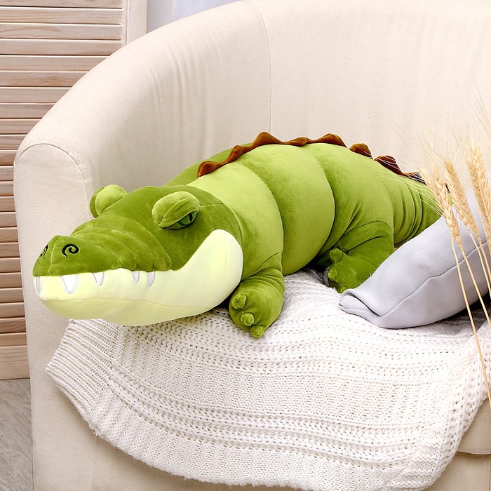 Мягкая игрушка-подушка «Крокодил», 100 см мягкая игрушка подушка белый гусь в горошек 100 см
